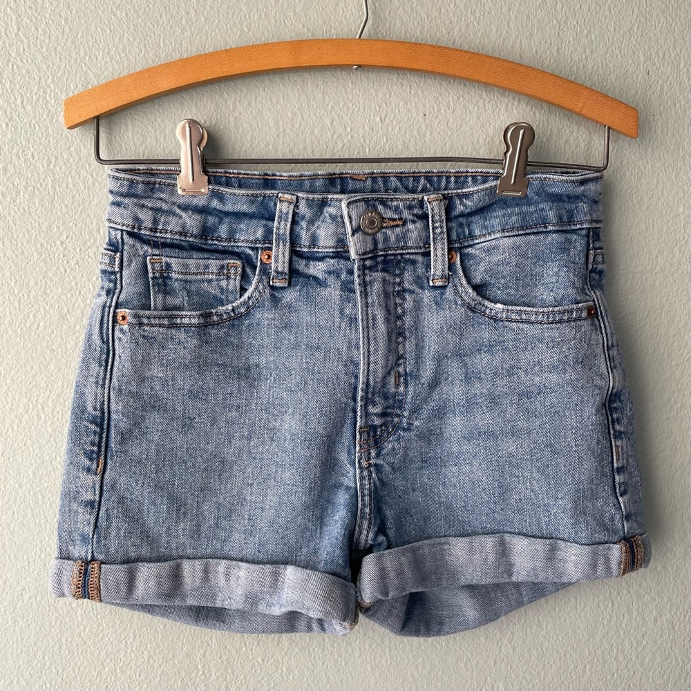 🌱5/$25🌱 Old Navy | O.G. Short High Rise Medium Wash Cuffed Hem Jean Shorts